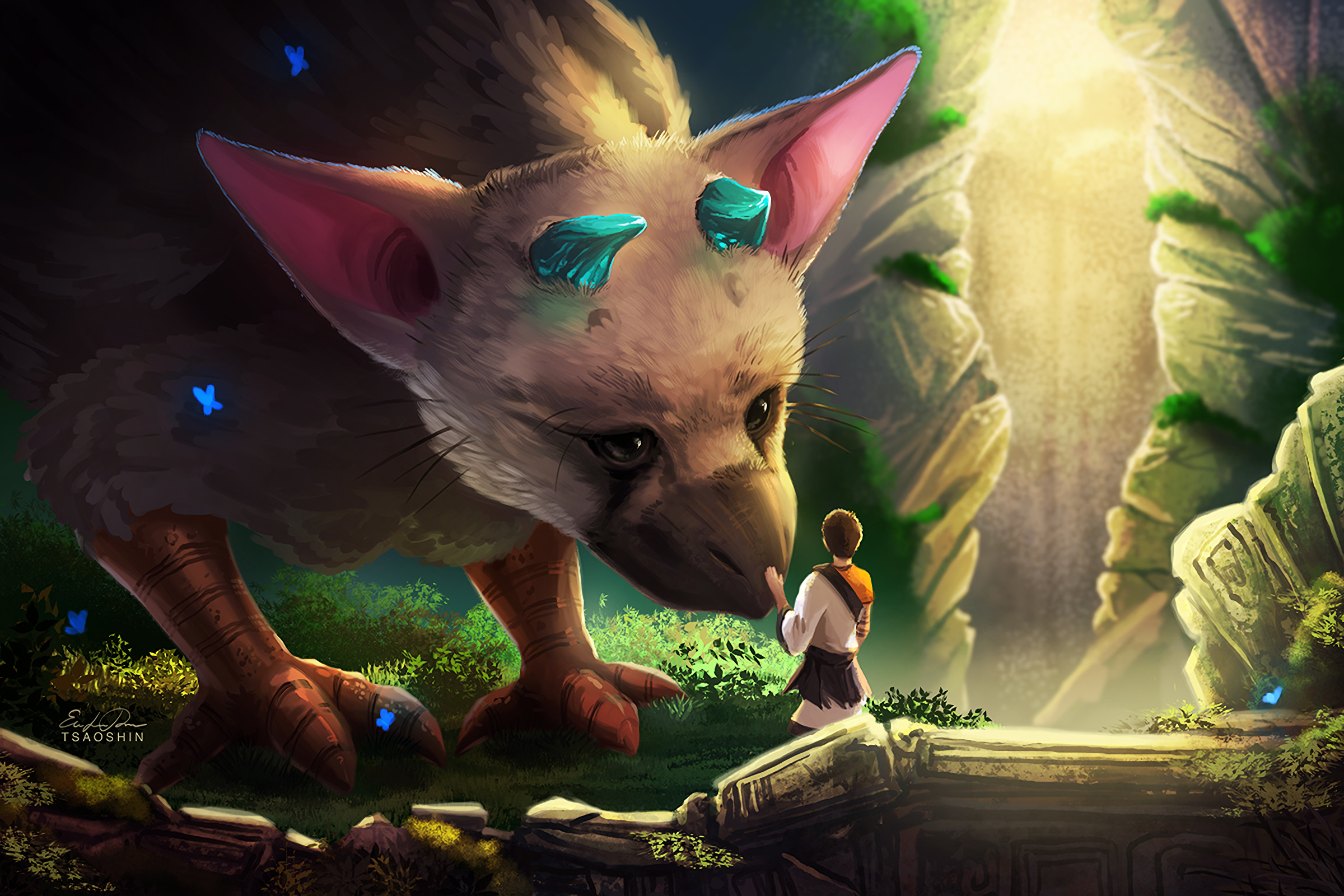 Trico is still cute in new The Last Guardian trailer — GAMINGTREND, last  guardian trico 