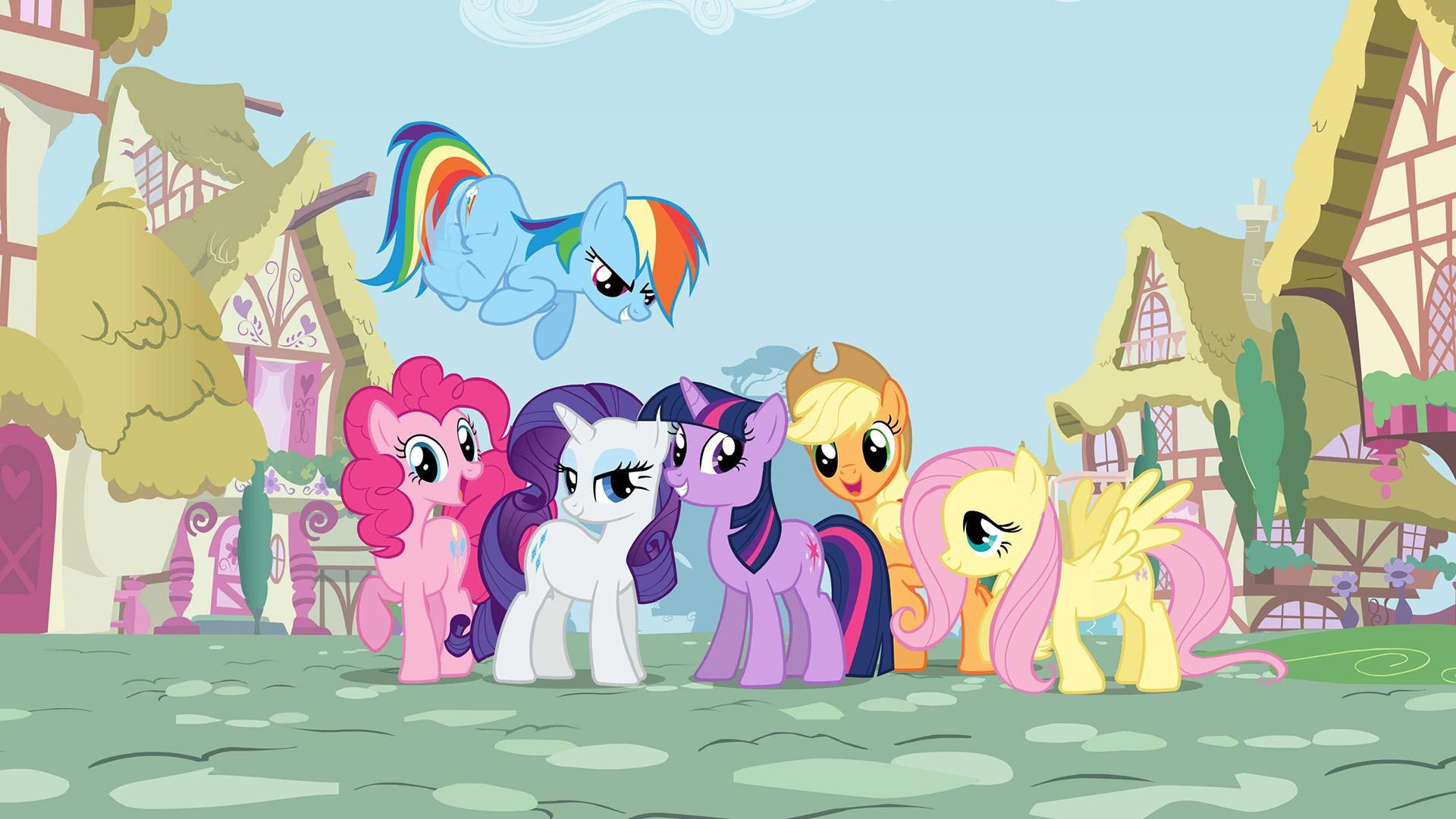 Download Fluttershy (My Little Pony) Applejack (My Little Pony) Rainbow ...