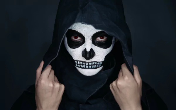 makeup face artistic sugar skull HD Desktop Wallpaper | Background Image