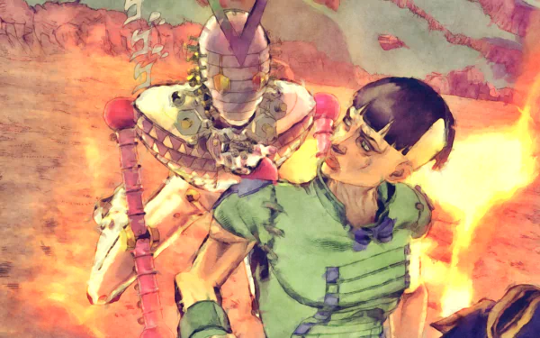Nut King Call (Jojo's Bizarre Adventure) Joshu Higashikata Anime Jojo's Bizarre Adventure HD Desktop Wallpaper | Background Image