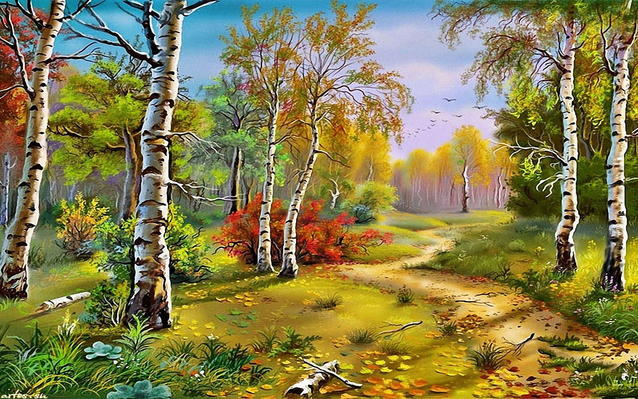 Artistic Forest HD Wallpaper | Background Image