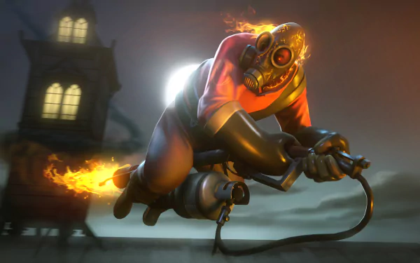 Pyro (Team Fortress) video game Team Fortress 2 HD Desktop Wallpaper | Background Image