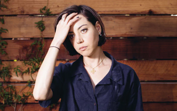 brown eyes brunette American actress Celebrity Aubrey Plaza HD Desktop Wallpaper | Background Image