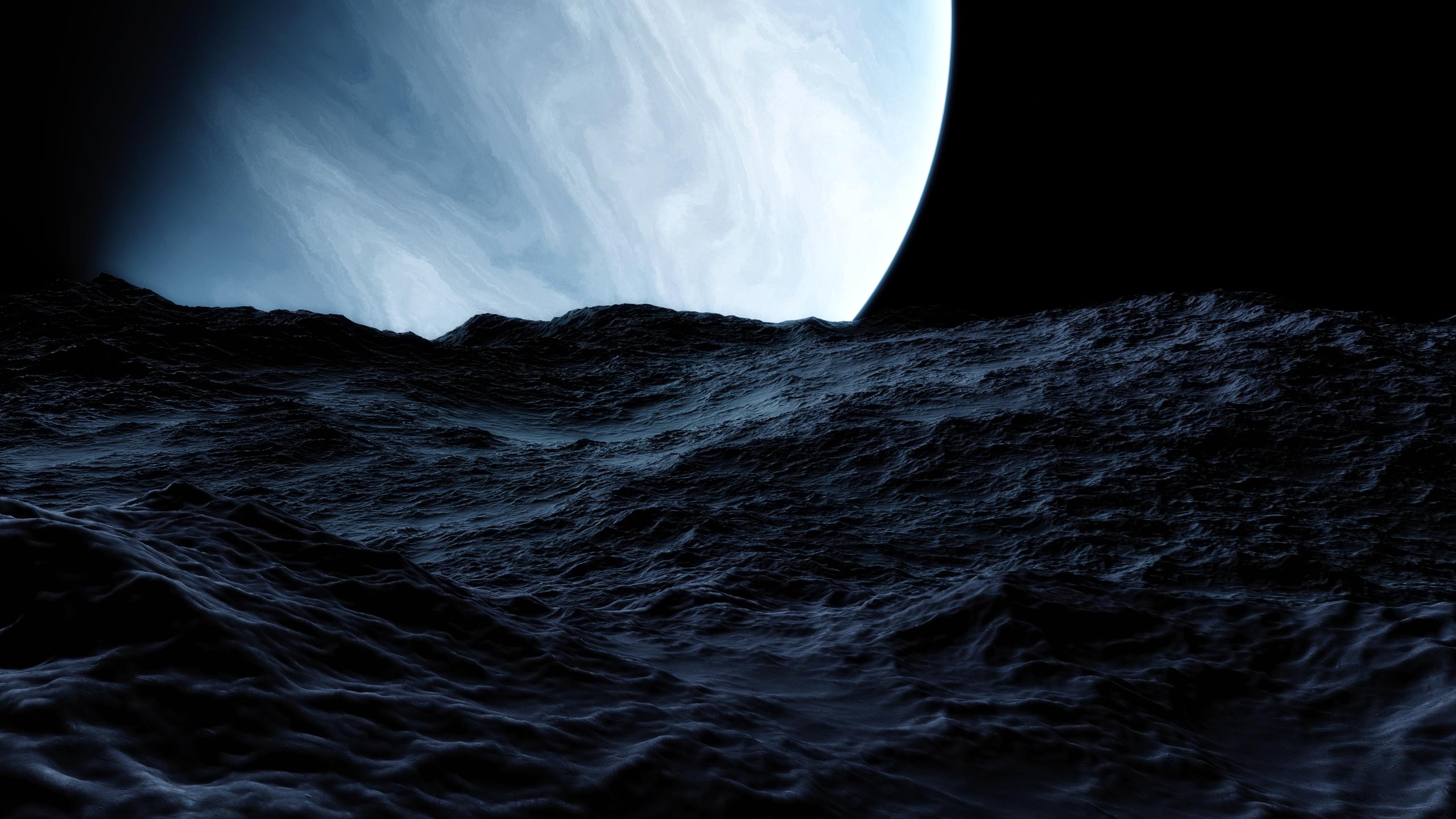 View from asteroid (Space Engine)