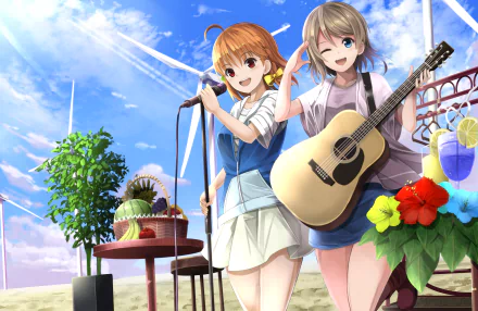 You Watanabe Chika Takami Anime Love Live! Sunshine!! HD Desktop Wallpaper | Background Image