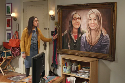 Kaley Cuoco Penny (The Big Bang Theory) Amy Farrah Fowler Mayim Bialik TV Show The Big Bang Theory HD Desktop Wallpaper | Background Image