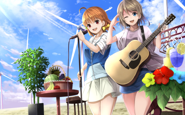 Anime Love Live! Sunshine!! Love Live! Chika Takami You Watanabe HD Wallpaper | Background Image