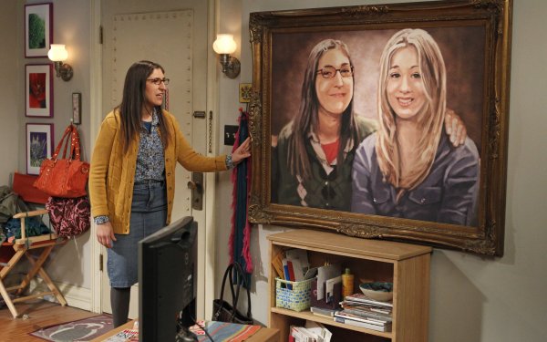 TV Show The Big Bang Theory Mayim Bialik Amy Farrah Fowler Penny Kaley Cuoco HD Wallpaper | Background Image