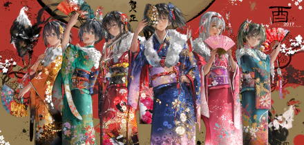 Zuikaku (Kancolle) Souryuu (Kancolle) Shoukaku (Kancolle) Kaga (Kancolle) Hiryuu (Kancolle) Akagi (Kancolle) Anime Kantai Collection HD Desktop Wallpaper | Background Image