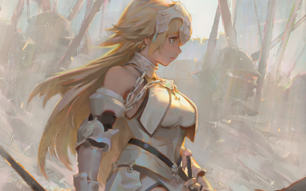 Anime Fate/Grand Order Fate Series Ruler Jeanne d'Arc Fondo de pantalla HD | Fondo de Escritorio