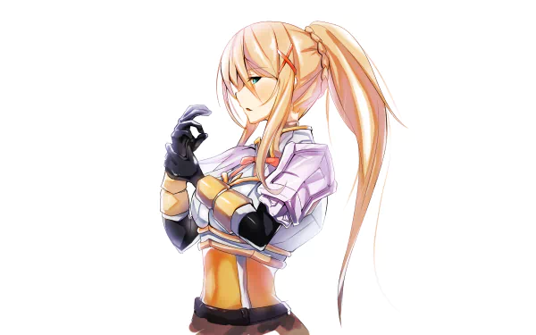 HD desktop wallpaper featuring Darkness from the anime KonoSuba – God’s blessing on this wonderful world!!, depicted in a detailed and vibrant illustration.