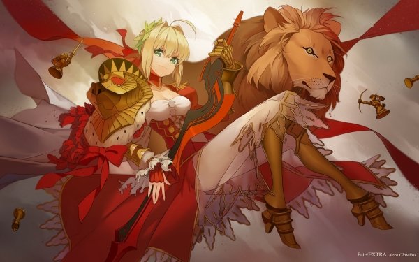 Anime Fate/Extra Fate Series Nero Claudius Red Saber HD Wallpaper | Background Image