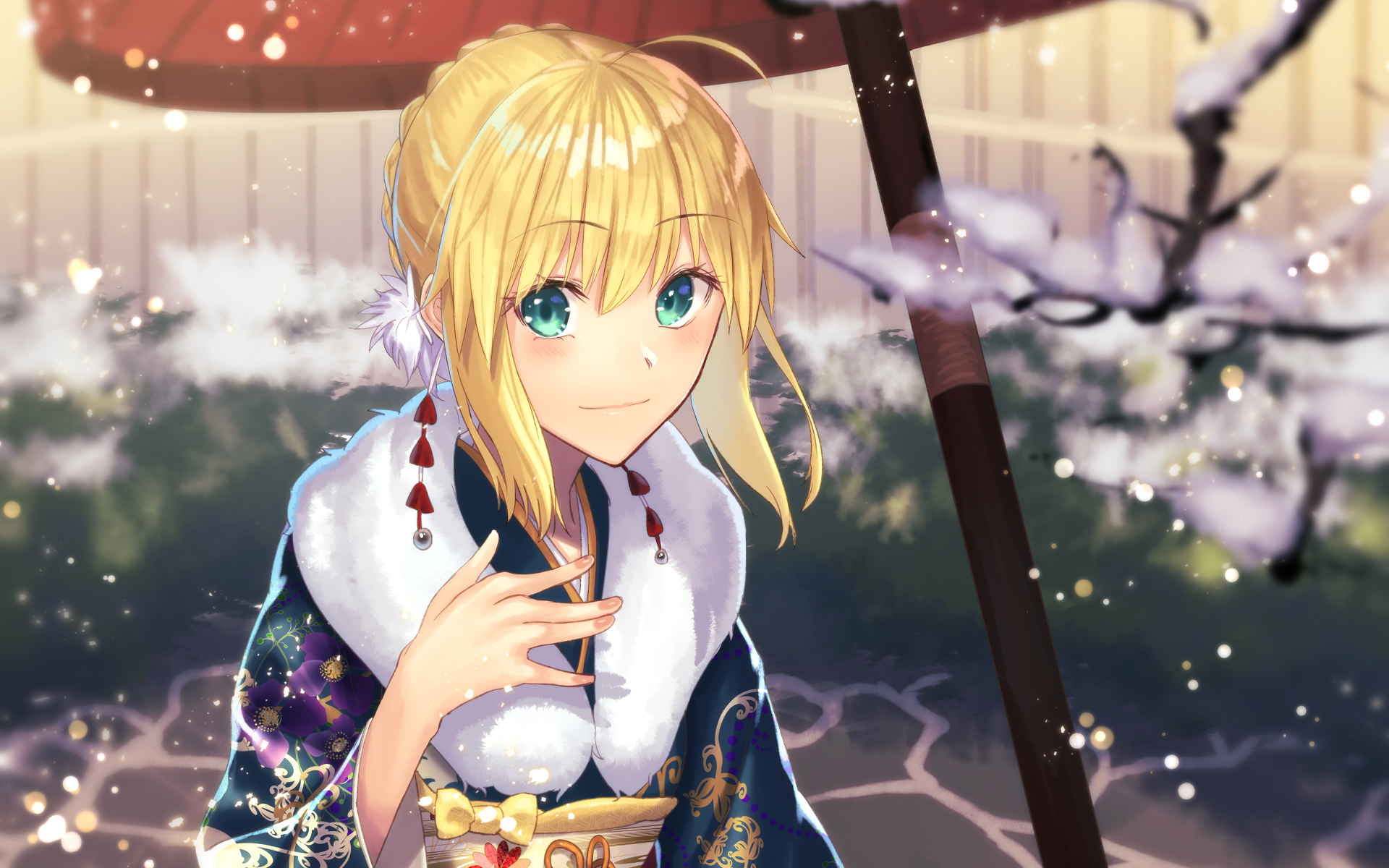 Download Saber (Fate Series) Anime Fate/Stay Night HD Wallpaper