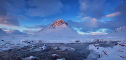  Frozen Winter Lake by John McSporran
