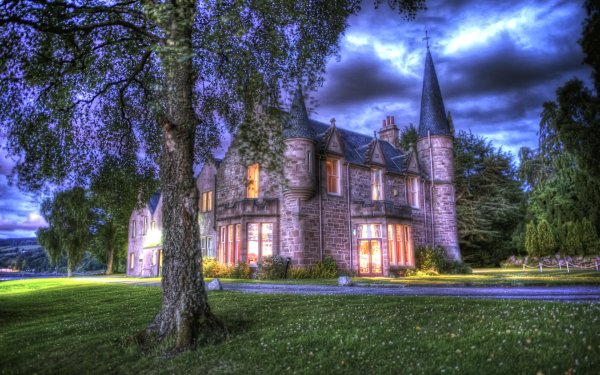 Man Made Hotel Castle Bunchrew Castle Bunchrew House Scotland Architecture HDR HD Wallpaper | Background Image