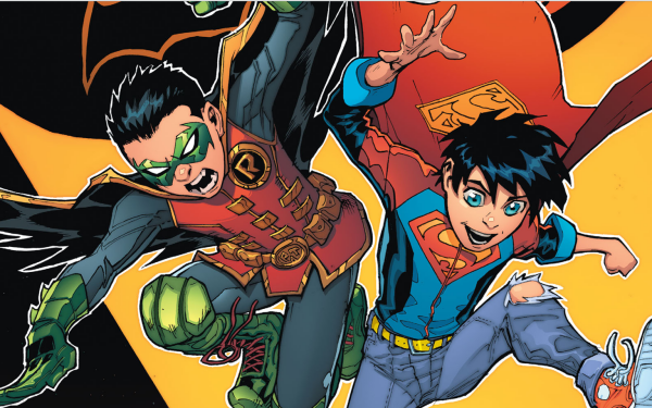 Comics Superman DC Comics Damian Wayne Robin Superboy Jon Kent Fondo de pantalla HD | Fondo de Escritorio