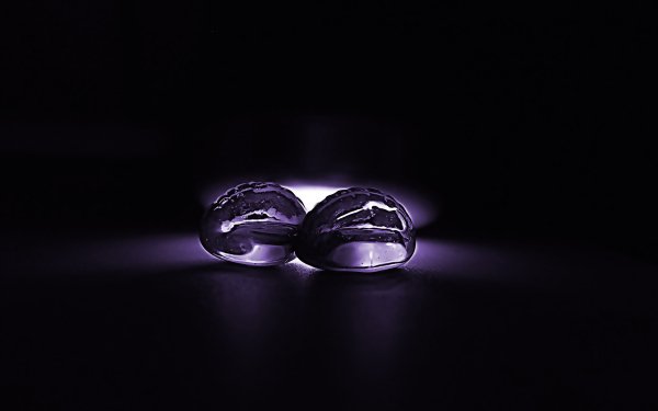 Artistic Crystal Light Dark Purple Violet HD Wallpaper | Background Image