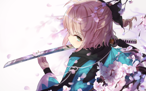 Anime Fate/Grand Order Fate Series Sakura Saber Okita Souji HD Wallpaper | Background Image