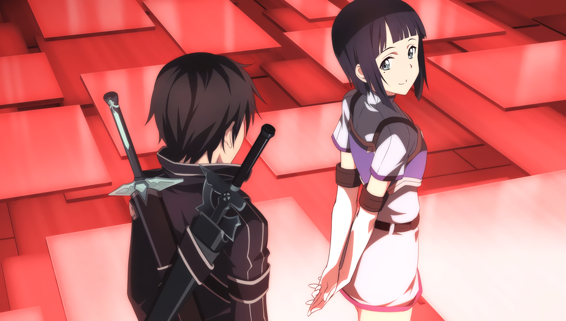 Download Sachi (Sword Art Online) Kirito (Sword Art Online) Kazuto Kirigaya  Anime Sword Art Online HD Wallpaper