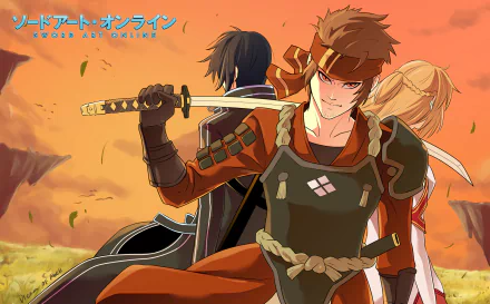 Klein (Sword Art Online) Ryoutarou Tsuboi Kirito (Sword Art Online) Kazuto Kirigaya Asuna Yuuki Anime Sword Art Online Kirito And Asuna HD Desktop Wallpaper | Background Image