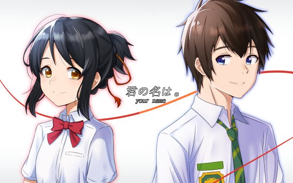Anime Your Name. Mitsuha Miyamizu Taki Tachibana HD Wallpaper | Background Image