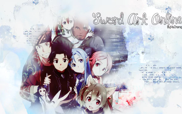 Yui (Sword Art Online) Andrew Gilbert Mills Suguha Kirigaya Leafa (Sword Art Online) Rika Shinozaki Silica (Sword Art Online) Lisbeth (Sword Art Online) Keiko Ayano Asuna Yuuki Sword Art Online Kazuto Kirigaya Kirito (Sword Art Online) Anime Sword Art Online II Kirito And Asuna HD Desktop Wallpaper | Background Image