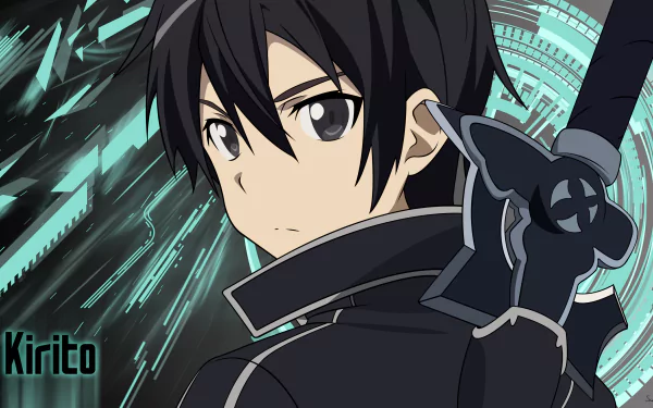 Kirito (Sword Art Online) Kazuto Kirigaya Anime Sword Art Online HD Desktop Wallpaper | Background Image