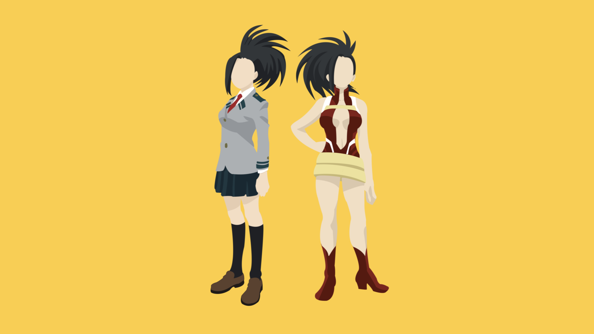 momo yaoyorozu boku no hero academia minimalist v2 4k ...