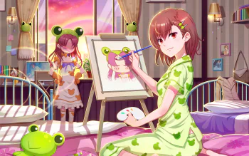 kuroko shirai purple dress wallpaper Railgun HD: Mikoto & Kuroko  School Skirts & Electric Sparks | 1920x1200