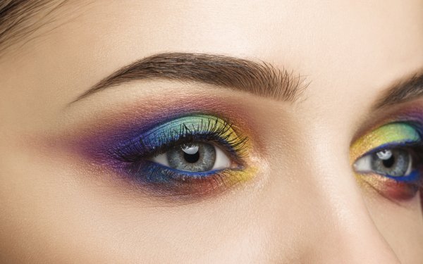 Women Eye Face Close-Up Makeup Blue Eyes HD Wallpaper | Background Image