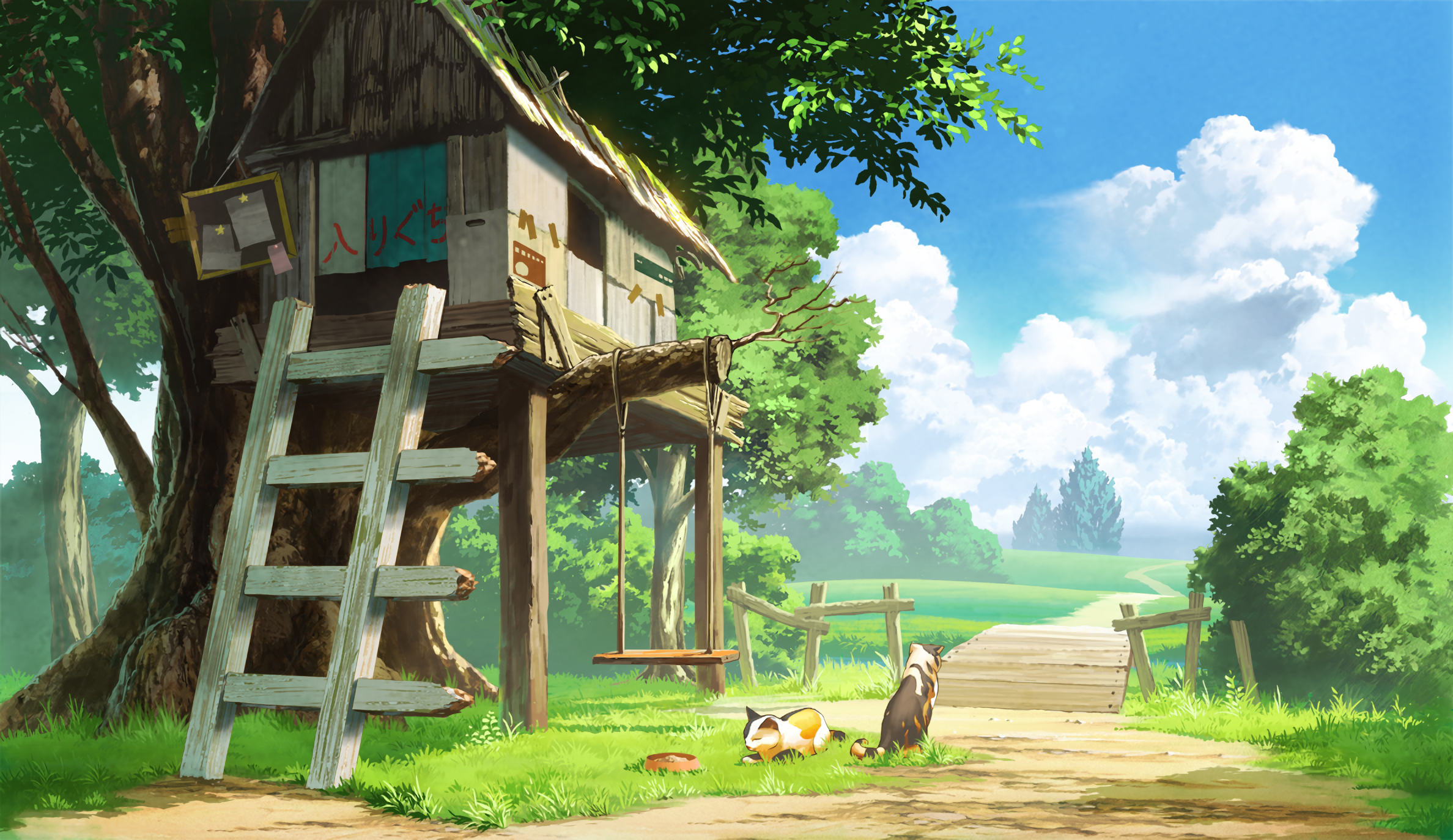 Anime Building HD Wallpaper | Background Image