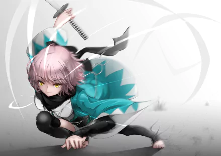 Sakura Saber Anime Fate/KOHA-ACE HD Desktop Wallpaper | Background Image