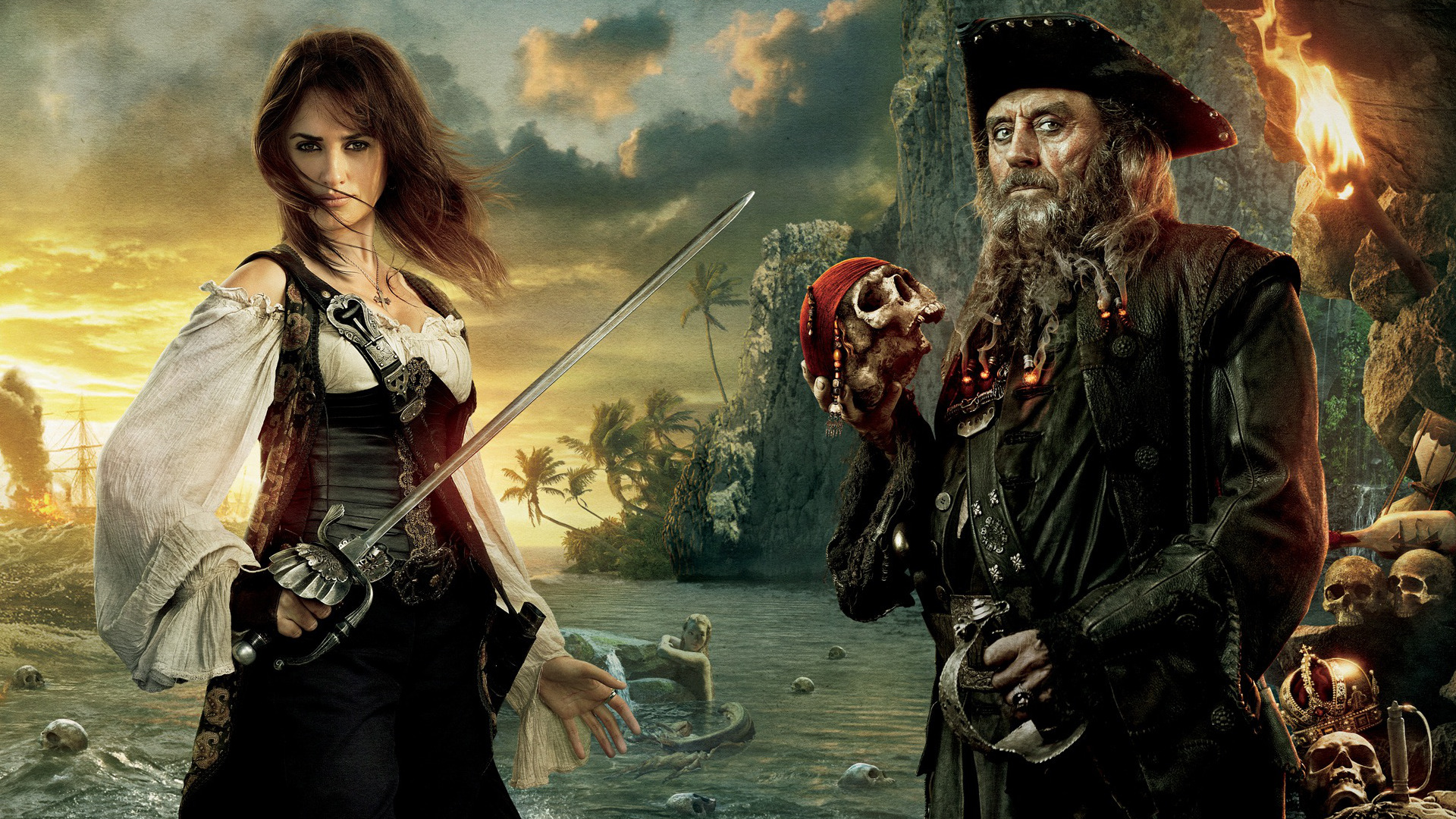 Movie Pirates of the Caribbean: On Stranger Tides HD Wallpaper | Background Image