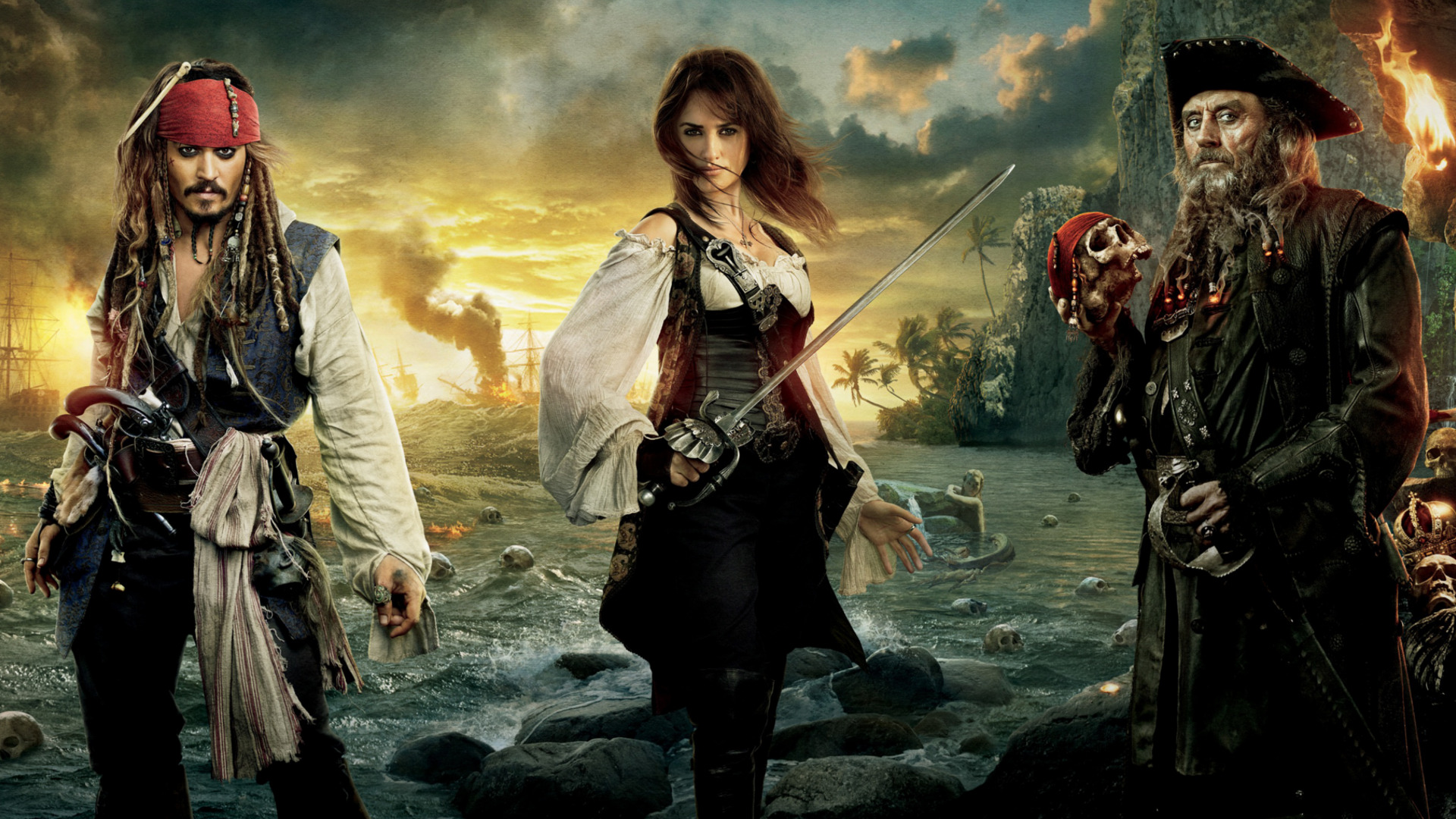 Movie Pirates of the Caribbean: On Stranger Tides HD Wallpaper | Background Image