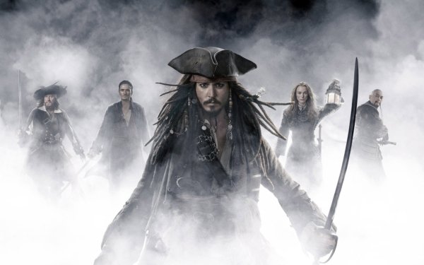 Movie Pirates Of The Caribbean: At World's End Pirates Of The Caribbean Elizabeth Swann Keira Knightley Orlando Bloom Will Turner Jack Sparrow Johnny Depp Hector Barbossa Geoffrey Rush Captain Sao Feng Chow Yun-Fat HD Wallpaper | Background Image