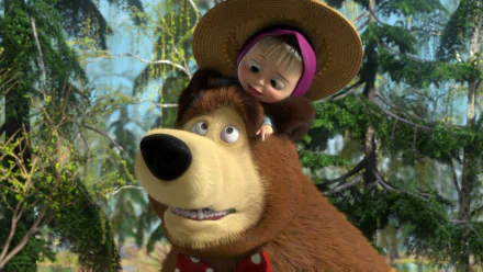 TV Show Masha and the Bear HD Desktop Wallpaper | Background Image
