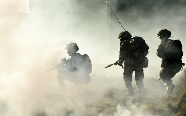 Military Soldier Weapon Smoke Firearm Smoke Grenade HD Wallpaper | Background Image