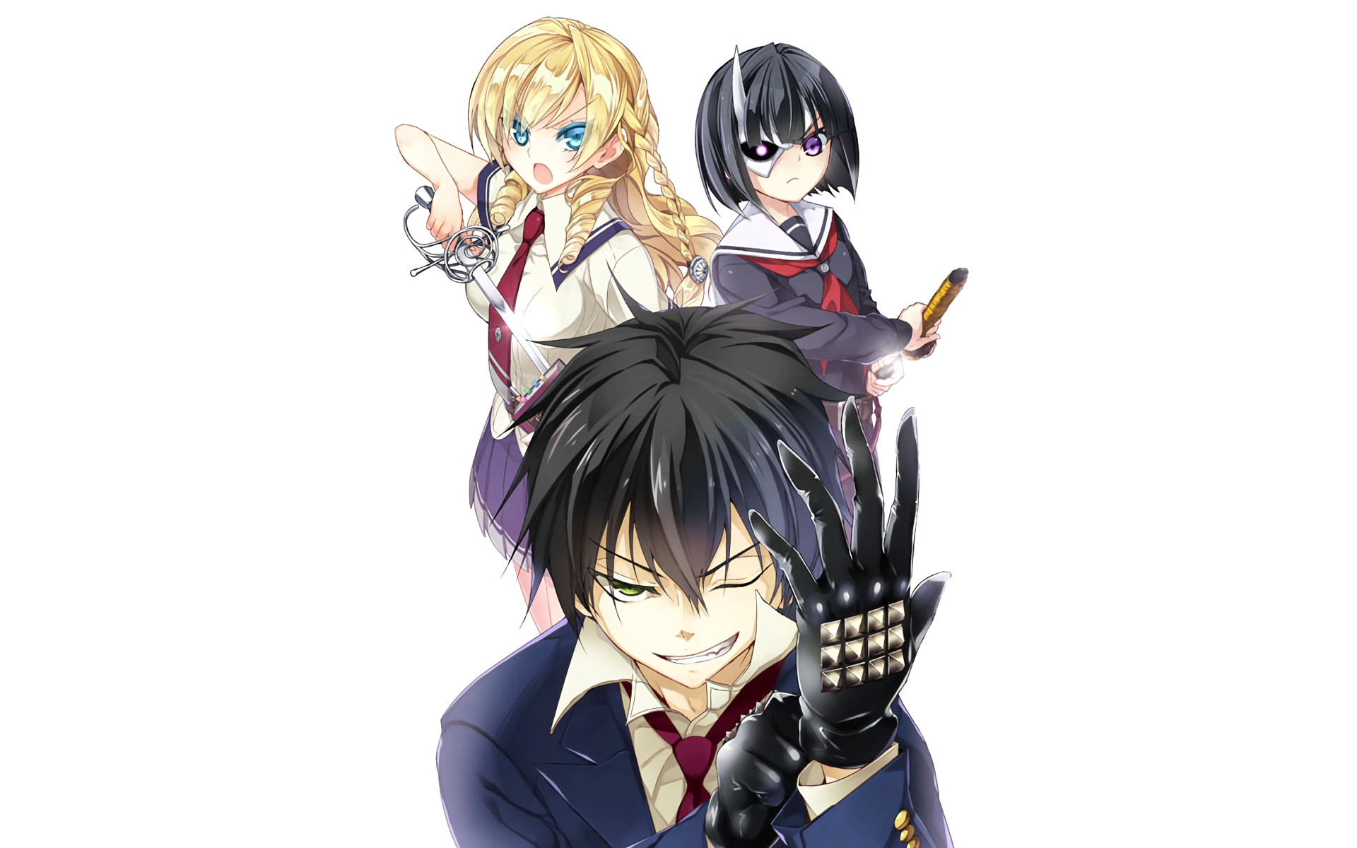 Anime Armed Girl's Machiavellism HD Wallpaper