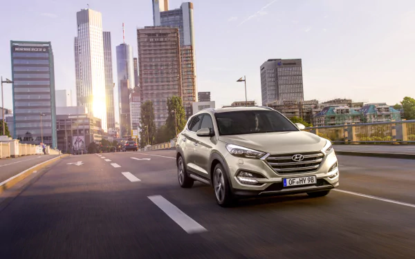 silver car car SUV Hyundai vehicle Hyundai Tucson HD Desktop Wallpaper | Background Image