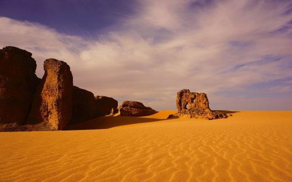 Nature Desert Algeria Africa Sahara Sand Dune HD Wallpaper | Background Image