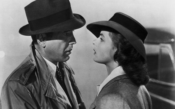 Movie Casablanca  Casablanca Black & White Love Romantic HD Wallpaper | Background Image
