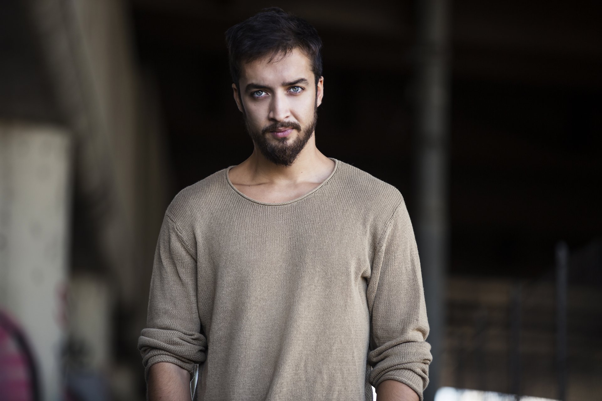 Download Beard Man Model 4k Ultra HD Wallpaper by Riccardo Riande