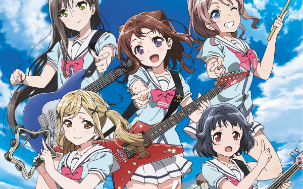 Anime BanG Dream! Tae Hanazono Arisa Ichigaya Kasumi Toyama Rimi Ushigome Saaya Yamabuki HD Wallpaper | Background Image