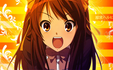 Haruhi Suzumiya Anime The Melancholy of Haruhi Suzumiya HD Desktop Wallpaper | Background Image