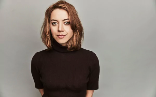 brown eyes brunette American actress Celebrity Aubrey Plaza HD Desktop Wallpaper | Background Image