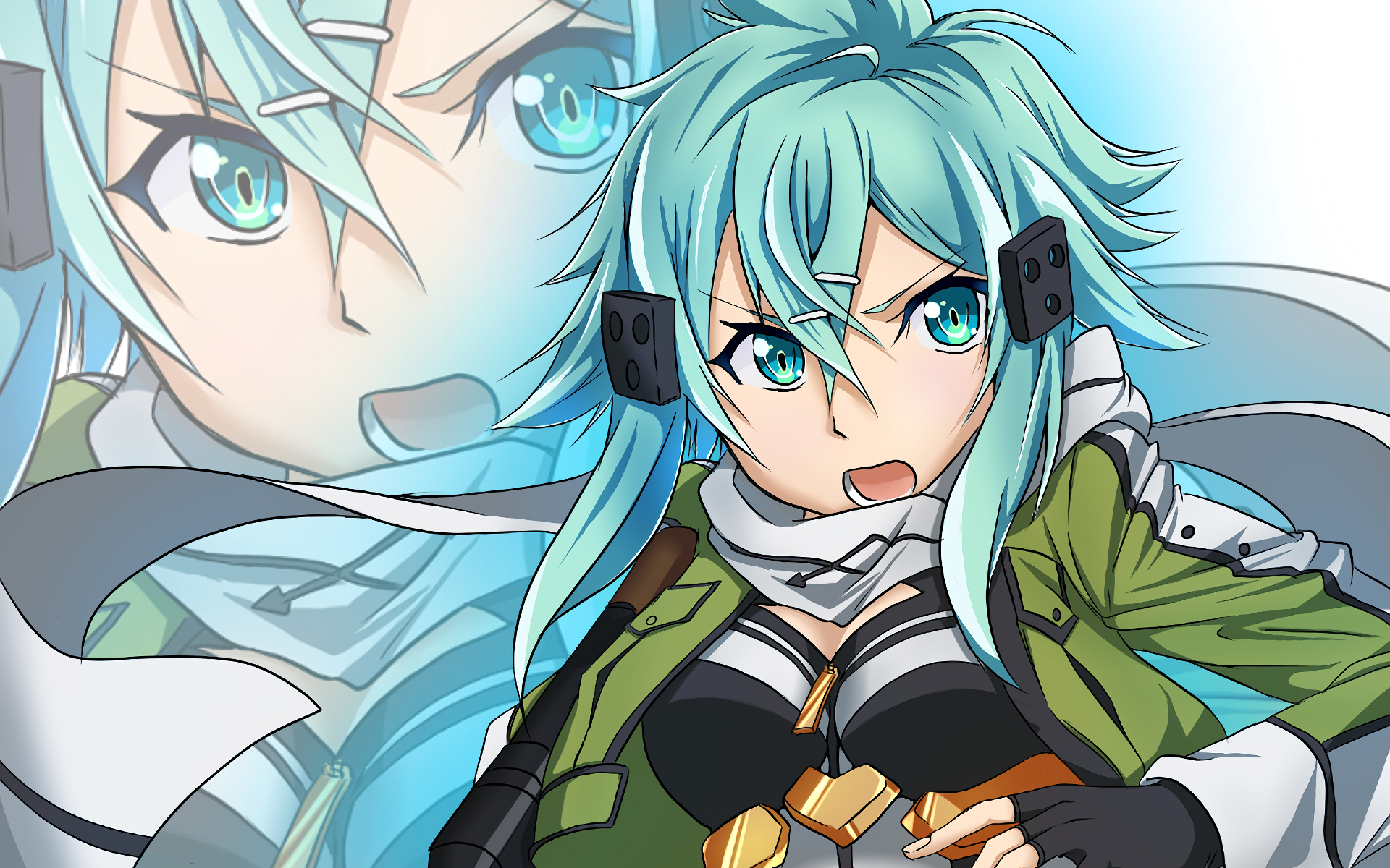 Download Shino Asada Anime Sword Art Online II HD Wallpaper