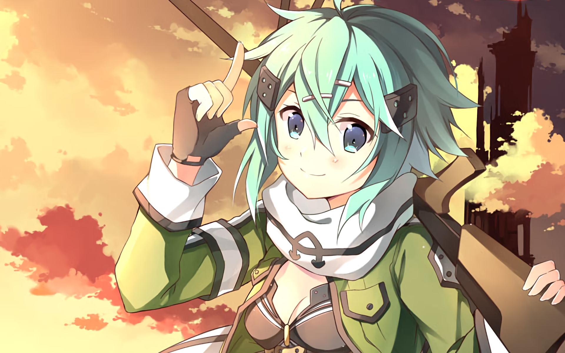 Download Shino Asada Sinon Sword Art Online Anime Sword Art Online Ii Hd Wallpaper