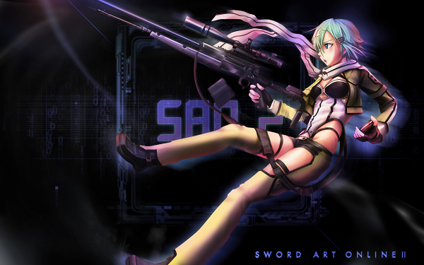 Anime Sword Art Online II Sword Art Online Sinon Shino Asada HD Wallpaper | Background Image