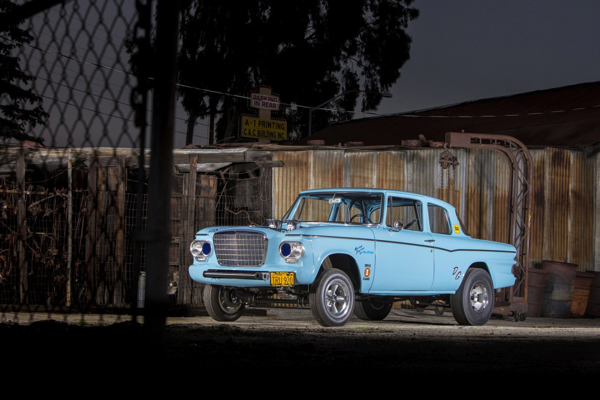 Download Gasser Race Car Drag Racing Hot Rod Studebaker Lark Gasser Vehicle Studebaker Lark HD Wallpaper
