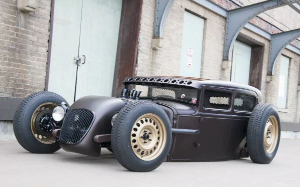 rat rod hot rod vehicle Ford Model A HD Desktop Wallpaper | Background Image
